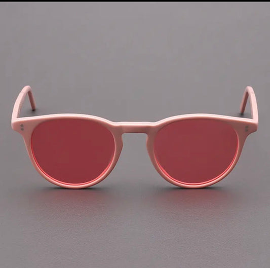 Vintage Retro Polarized Sunglasses for Women Men, UV Protection Sun Glasses, Trendy Frame Eyewear for Outdoor Activities